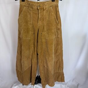 BDG Urban Outfitters Wide Leg Corduroy Pants Whiskey Size 4 Skater Y2K